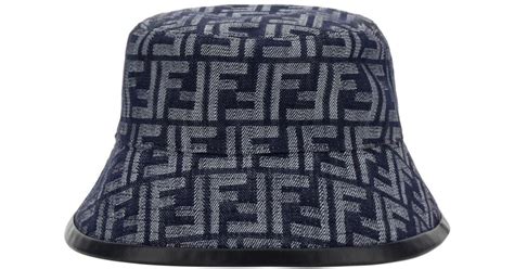 blue fendi bucket hat|Fendi bucket hat men's.